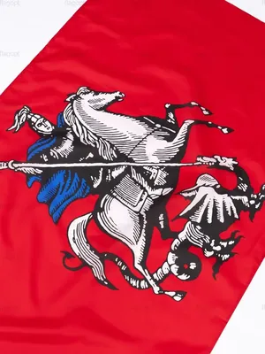 Флаг Москвы, 90×135 см, карман под древко, упаковка с европодвесом — купить  в интернет-магазине по низкой цене на Яндекс Маркете