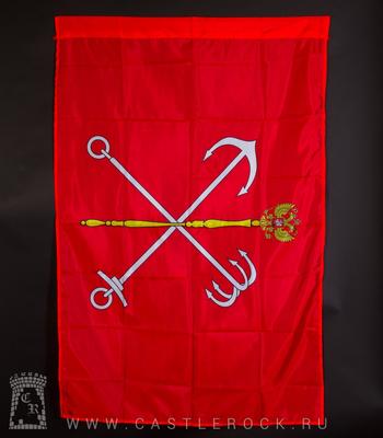 Флаг.ру: Флаг района Центральный Санкт Петербурга 90х135 из флажной сетки |  90x135