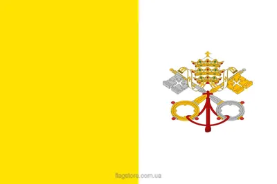 Купить флаг Ватикана (ватиканский прапор) в Киеве FlagStore