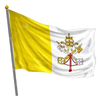 Флаг Ватикана 135х90см, купить в Москве