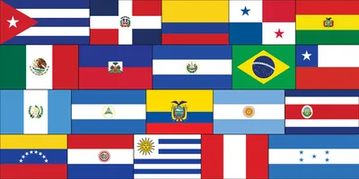 Страны Латинской Америки Флаг — стоковая векторная графика и другие  изображения на тему 2015 - 2015, Австралия - Австралазия, Азия - iStock