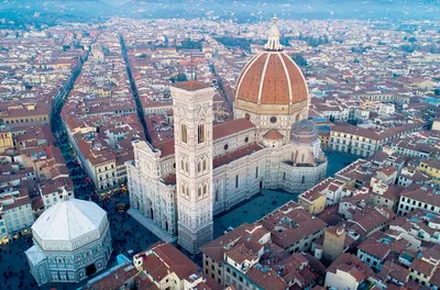 Фото Флоренция Италия Сверху Дома Города