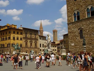 Фотопрогулка по прекрасной Флоренции - городу музеев, дворцов, скульптур  Микеланджело, Леонардо да Винчи и других великих мастеров