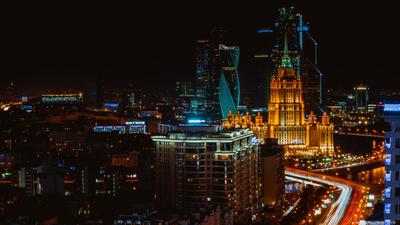 Wallpaper #MoscowCity #City #Moscow #Night #Обои #Москва #МоскваСити #Ночь  #Ночнойгород | Wallpaper Best | Дзен