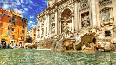 Trevi Fountain. (Fontana di Trevi) in Rome, Italy , #AFF, #Fontana,  #Fountain, #Trevi, #Italy, #Rome #ad | Trevi fountain, Cool places to  visit, Trevi