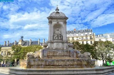 Фонтан Невинных (Fontaine des Innocents) в Париже