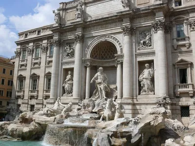 Фонтаны Trevi в Риме, Италии II Стоковое Изображение - изображение  насчитывающей напольно, культура: 48927797