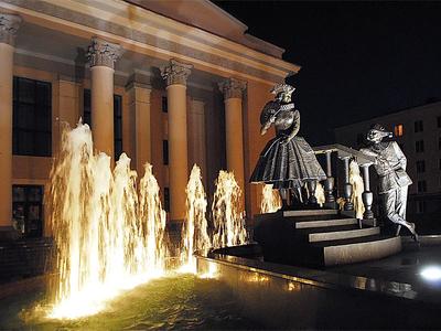 В Красноярске запустили обновленный фонтан за ДК 1 мая | Деловой квартал  DK.RU — новости Красноярска