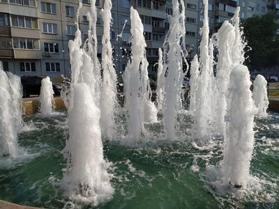 Динамический фонтан | «Водный мир» в Новосибирске