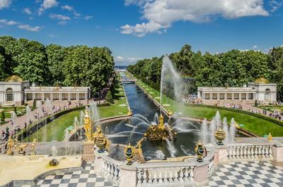 Открытие сезона фонтанов в Санкт-Петербурге 2021