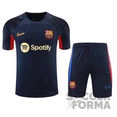 Тренировочная форма Барселоны 2022-2023 темно-синяя купить в  интернет-магазине «SOCCERFORMA»