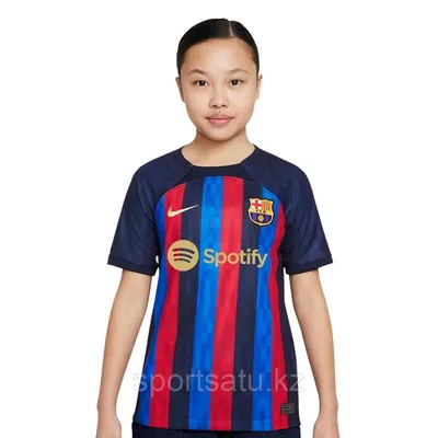 Барселона форма детская сезон 2022/23 домашняя (майка+шорты) - купить по  лучшей цене в Алматы от компании \"Магазин спортивных товаров -  Sportsatu.kz\" - 102537236