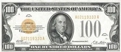 Золотая монета 100 Dollars (100 долларов) США - оценка и скупка в Украине