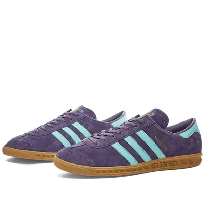 The adidas Hamburg Trainer Gets Treated To A Tech Purple Update - 80's  Casual Classics