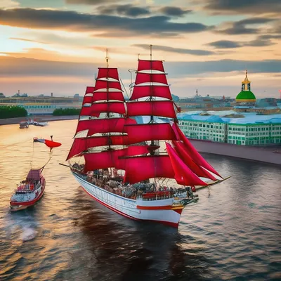 Как в Петербурге прошли «Алые паруса». Фото — РБК