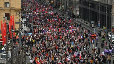 Бессмертный полк, Москва, 9 мая 2016