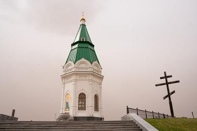 Красноярск. Караульная гора и набережная Качи