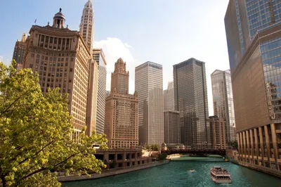 Мост через канал в Чикаго (США) - ePuzzle фотоголоволомка