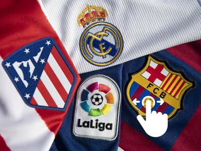 Первая и последняя эмблемы клубов испанской Ла Лиги: «Реал» Мадрид,  «Барселона», «Атлетико», «Севилья», «Бетис» — фото - Чемпионат