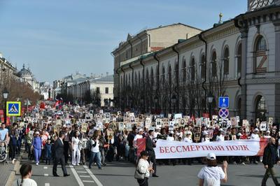 В акции «Бессмертный полк» в Казани приняли участие 170 тысяч человек –  KazanFirst