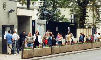 Посольство США стоковое фото. изображение насчитывающей румыния - 36163114