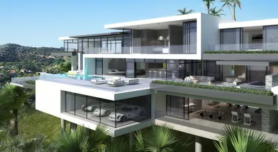 Проекты двух современных дома в Лос-Анджелесе | Современный особняк, Дизайн  дома, Современный дизайн экстерьера дома