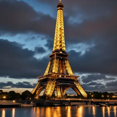 Фото «Эйфелева башня ночью!!!!!!» из фотогалереи «Без названия» отель  «Hibiscus 2