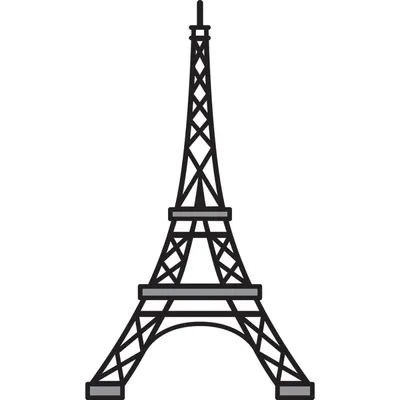 Точечный рисунок Эйфелевой башни, чё…» — создано в Шедевруме