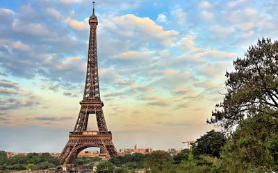 Парижская Эйфелева башня обои для рабочего стола, картинки и фото -  RabStol.net