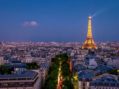 Nouveau Grand Jardin entre le Trocadéro et la Tour Eiffel