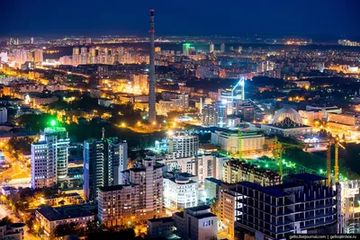 Екатеринбург с высоты птичьего полета, вечерние фотографии города - 21  сентября 2020 - Е1.ру