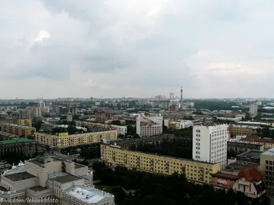Виды на центр Екатеринбурга с высоты 35 этажа жилого квартала «Мельница» —  Жилой квартал «Мельница»