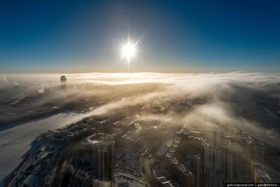 Фотография Екатеринбурга с высоты 1 …» — создано в Шедевруме