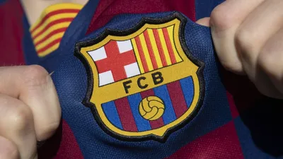 Нашивка FCB. Патч футбольного клуба Барселона купить в интернет магазине