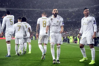 Фотография Футбольный клуб ФК Реал Мадрид 2019 год Матч с Леванте