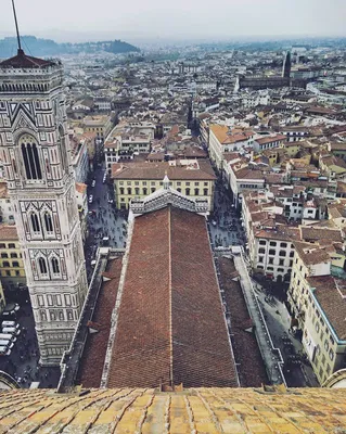 Фото Флоренция Италия Сверху Дома Города