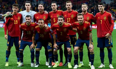 Фото футболистов сборной Испании
