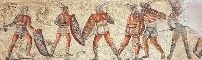 Римские гладиаторы (2 век) - 3D-сцены - Цифровое образование и обучение  Мozaik