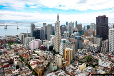 Сан-Франциско с высоты: жемчужина солнечной Калифорнии