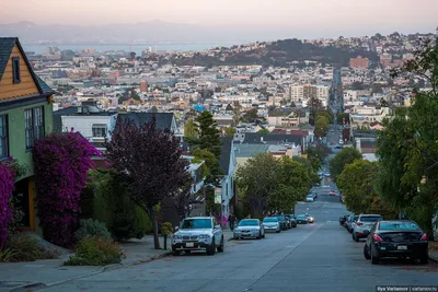Вид с крыши города Сан-Франциско в Сан-Франциско, США. Город место более  410 Highrises 44 Редакционное Стоковое Фото - изображение насчитывающей  городск, турист: 202837313
