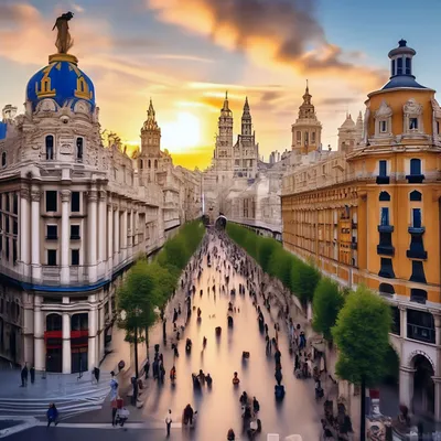 Мадрид, столица Испании стоковое фото. изображение насчитывающей зодчества  - 37567174