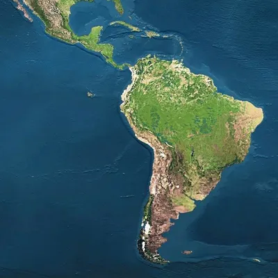 Южная Америка. Экономическая карта | это... Что такое Южная Америка.  Экономическая карта?