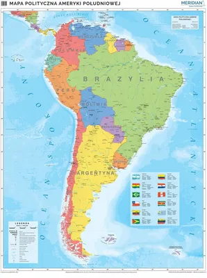 Карта южной Америки в высоком разрешении. Векторная иллюстрация. Stock  Vector | Adobe Stock