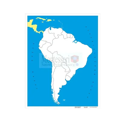 Южная Америка карта политическая,физическая,климатическая атлас 7 класс  география Вентана Граф Просвещение 2021 - Решебник