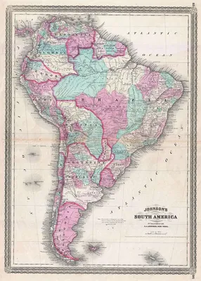 Карта-пазл. Южная Америка - Купить оптом в компании Бумбарам