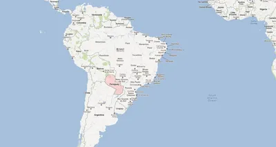 Купить картину Карта Южной Америки в Украине | Фото и репродукция картины  на холсте в интернет магазине Макросвит