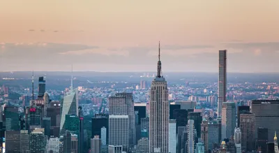 Ultra HD 4K Illuminated NYC by night Emp... | Stock Video | Pond5
