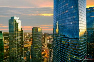 Вид из окон Москва-сити — Фотограф Игорь Соболев