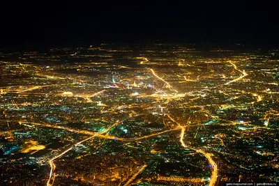 Москва Сверху Вид Окна Самолета стоковое фото ©valphoto 240667756