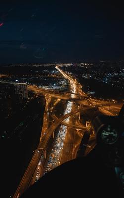 TravelBloger_Russia - Москва и область ночью с самолёта. | Facebook